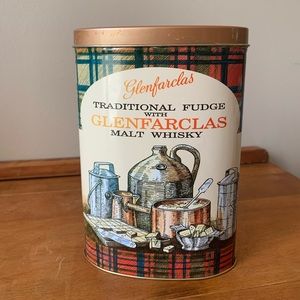 Vintage Glenfarclas Whisky Fudge Tin